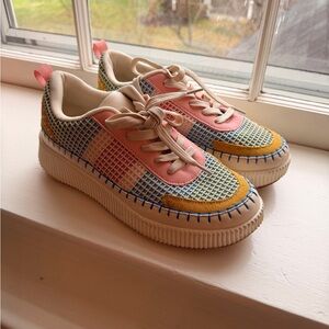 Nicole Miller Woven Sneakers